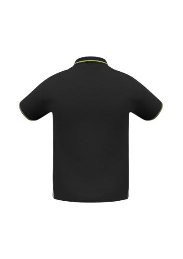 Picture of Biz Collection Mens Jet Polo Shirt 50% Cotton 50% BizCool Polyester Pique Knit